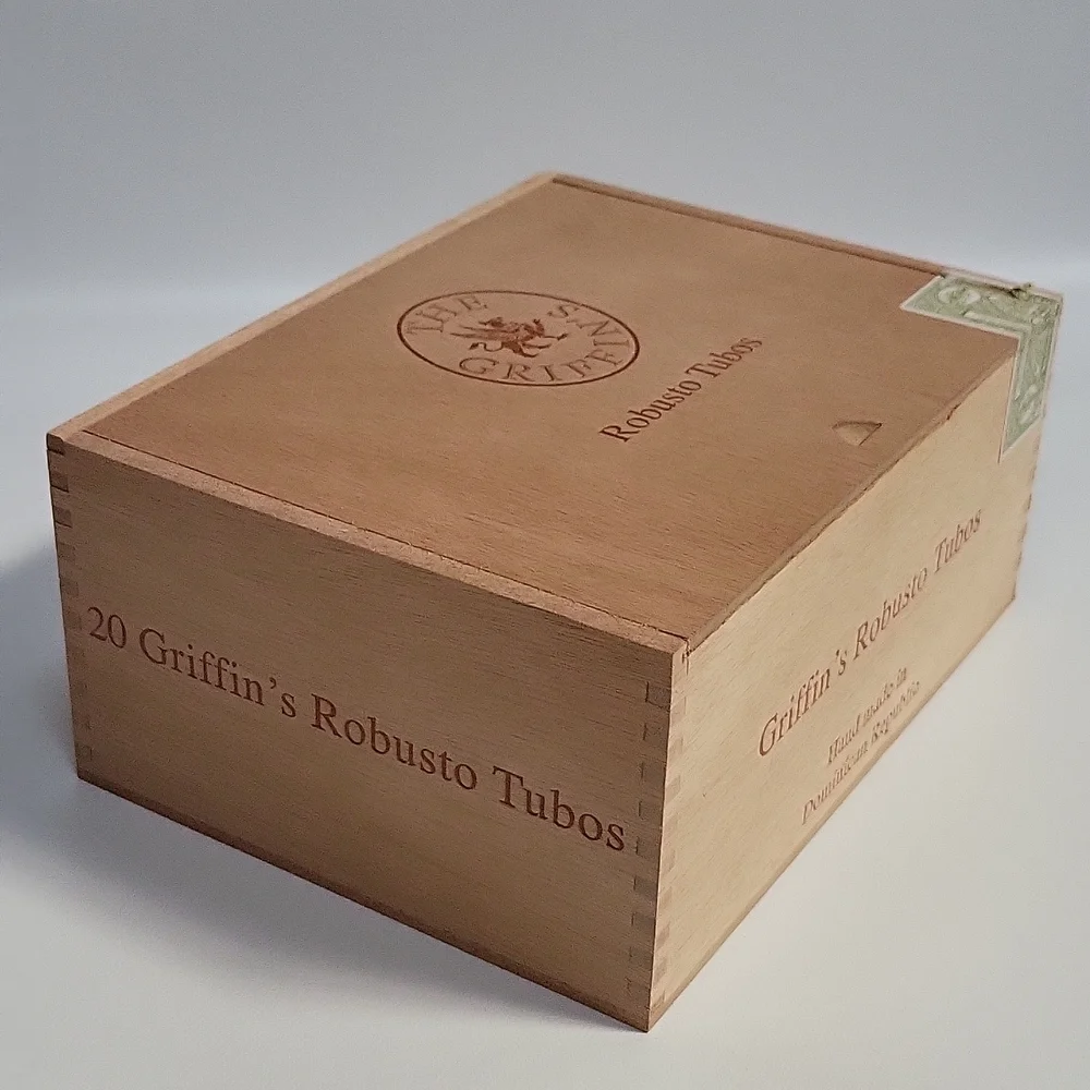 The Griffin's Robusto Tubos Empty Wood Cigar Box